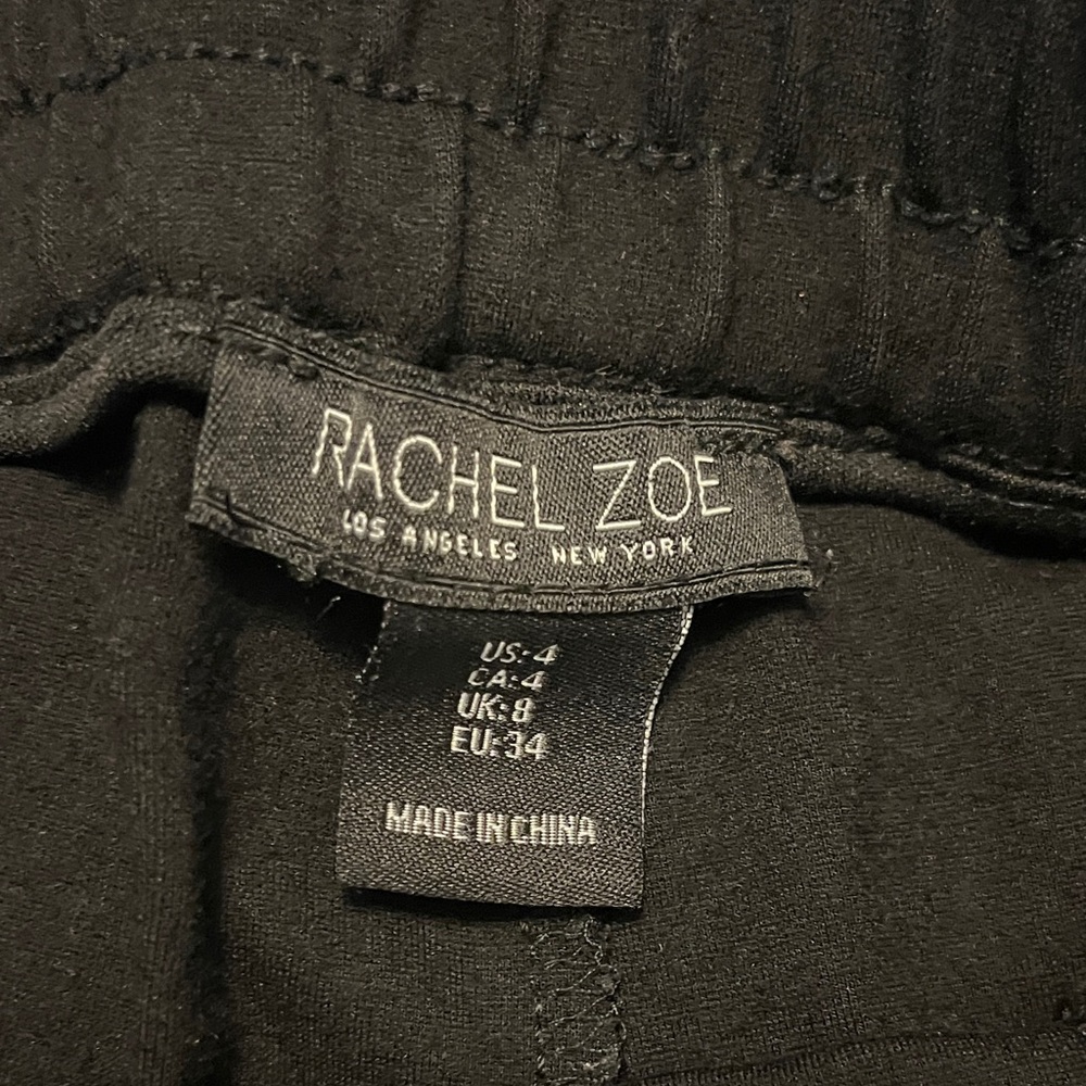 Rachel Zoe Classic Black cropped dress pants